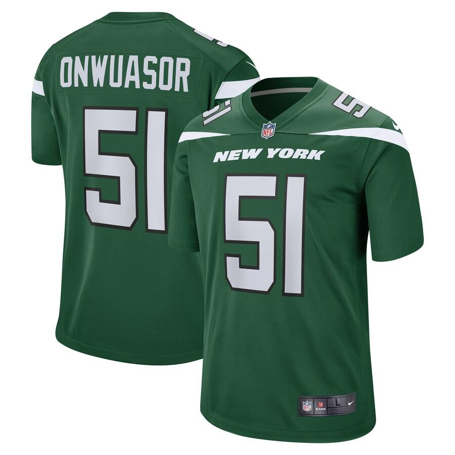 Men's Patrick Onwuasor Gotham Green Player Limited Team Jersey