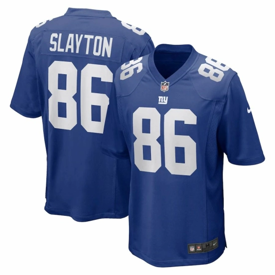 Men's Darius Slayton Royal Player Limited Team Jersey