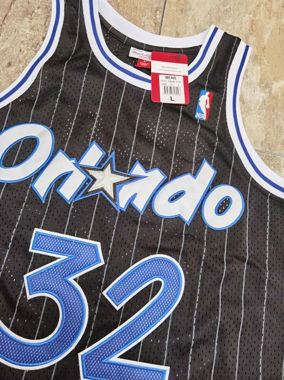 Men's Shaquille O'Neal Black Retro Classic Team Jersey