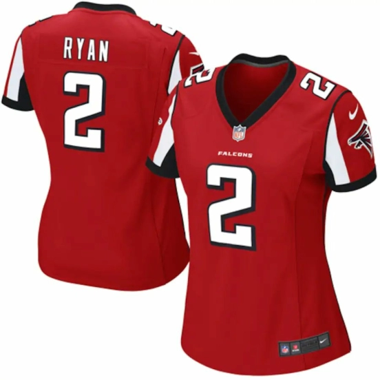 Women's Matt Ryan Red Player Limited Team Jersey