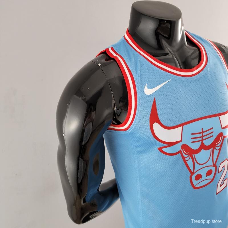 Chicago Bulls JORDAN#23 Blue NBA Jersey