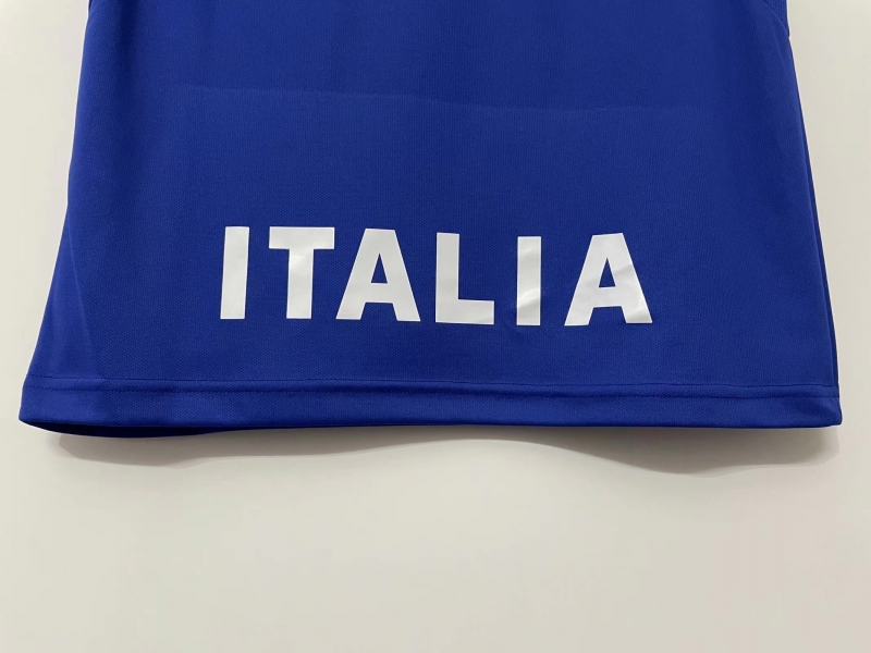 Retro 1996 Italy Home With 96 EURO Patch Soccer Jersey