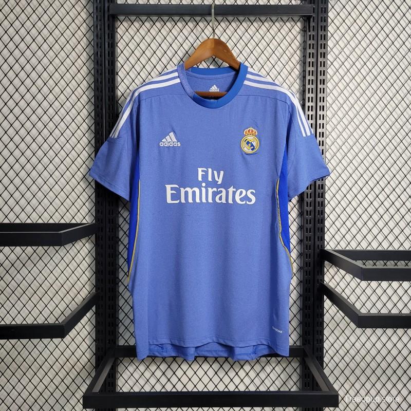Retro 13-14 Real Madrid Away Blue Jersey