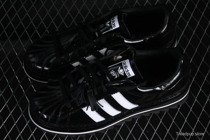 Adidas Superstar Clot IH5953 Preppy Style Shell Toe Sneakers with Perforated Leather - IH5953