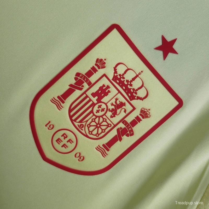 2024 Spain Away Yellow Jersey