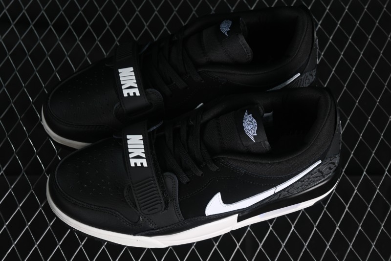 Nike Air Jordan Legacy AJ312 Low Top Sneakers with Velcro Strap Triple Fusion Design - CD7069-001