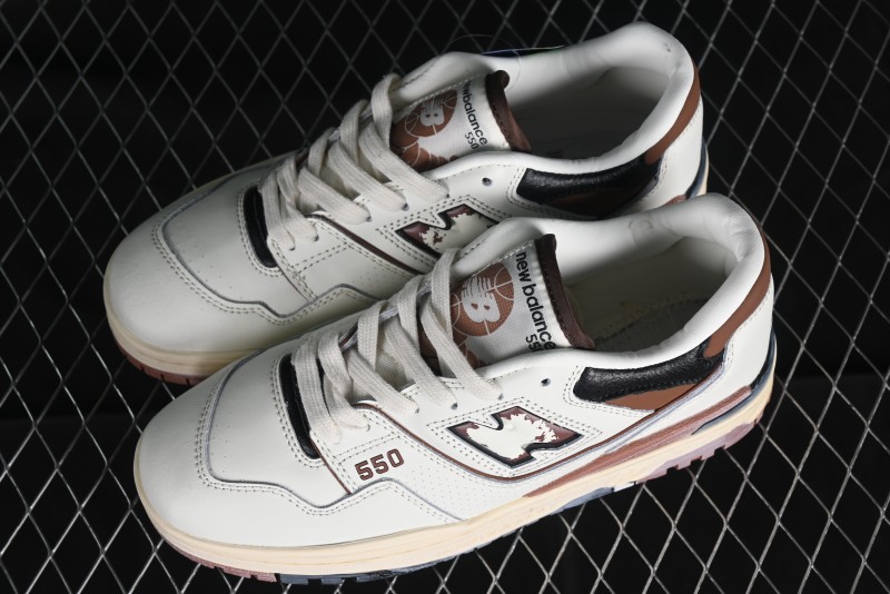 New Balance BB550 Series Leather Unisex Casual Running Shoes - BB550VGC