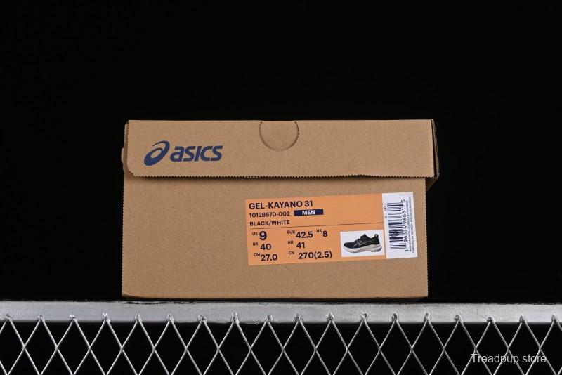 Asics Gel-Kayano 31 Running Shoes with GEL Cushioning and FLYTEFOAM BLAST Technology - 1012B670-002