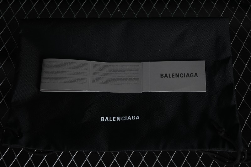Balenciaga Phantom Sneaker 10th Generation Lace-Up Running Shoes with Transparent Heel Strap - W3XLL9191