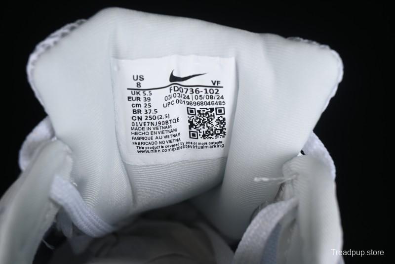 Nike Runtekk V2K Retro Low-Top Running Shoes with Cushlon Midsole - FD0736-102