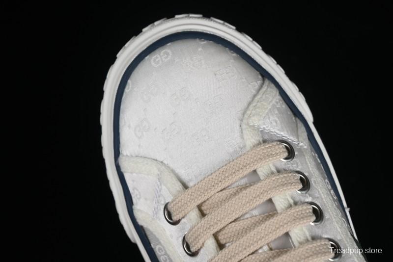 Gucci Tennis 1977 Print Sneaker Retro Casual Sports Canvas Shoes - 02JPO9064