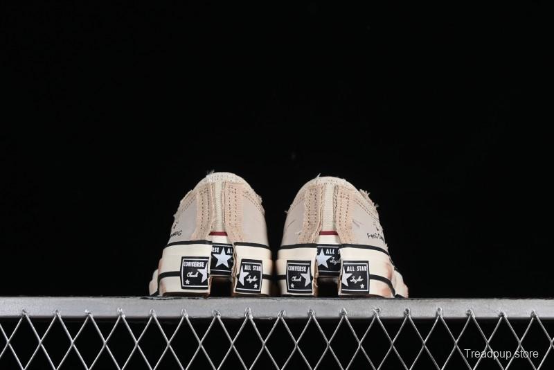 Feng Chen Wang Converse Chuck 70 Low 2-in-1 Deconstructed Canvas Sneakers - A07718C