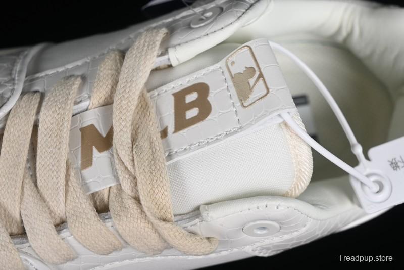 MLB Chunky Liner Metal Senior Series Lightweight Platform Casual Sneakers with 6cm Height Increase - 3ASXCLX4N50WHS