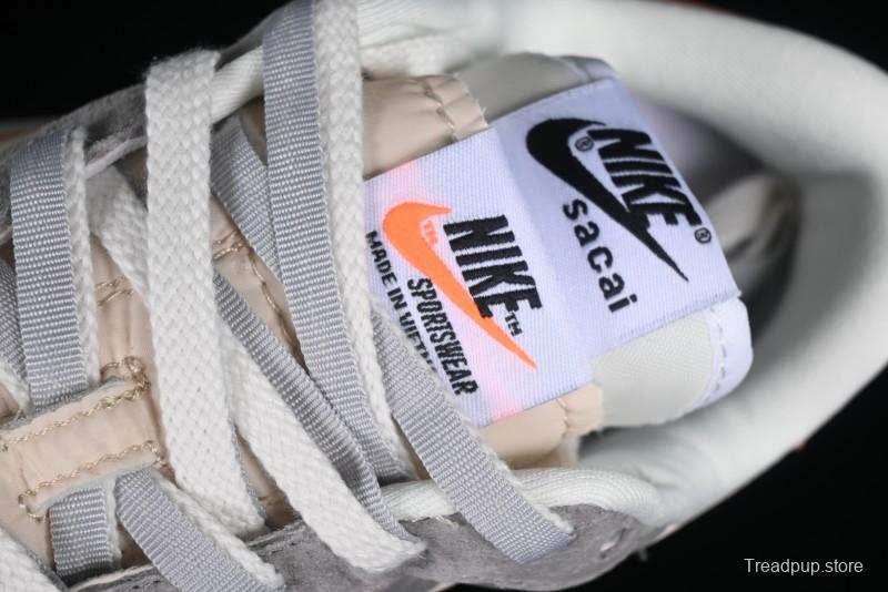 Nike Sacai VaporWaffle 3.0 Deconstructed Sneakers with Overlapping Swoosh and Dual Tongue - DD1875-107