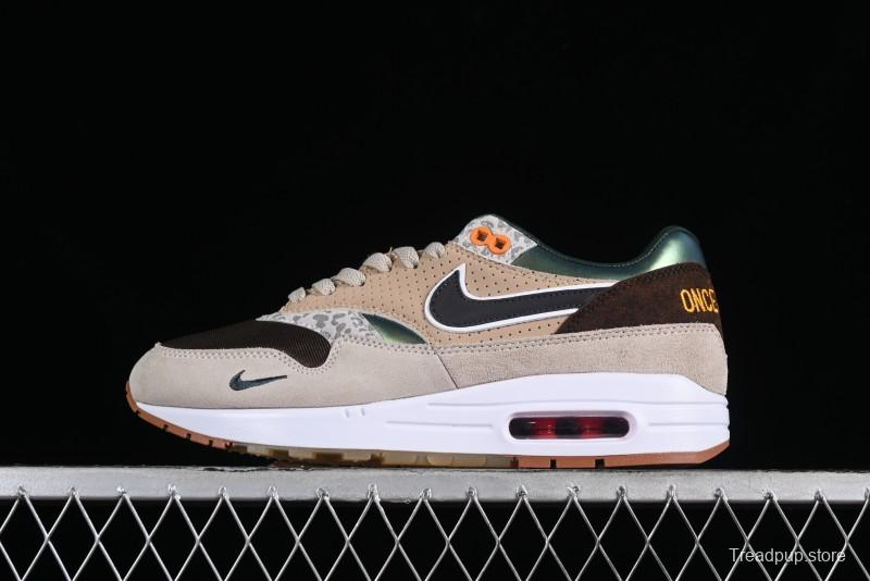 Nike Air Max 1 Retro Running Shoes with Half-Sole Air Cushion - HQ2640-200