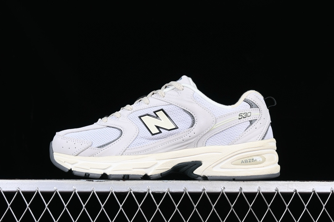 New Balance 530 Series Leather Distressed Retro Casual Running Shoes - MR530DG
