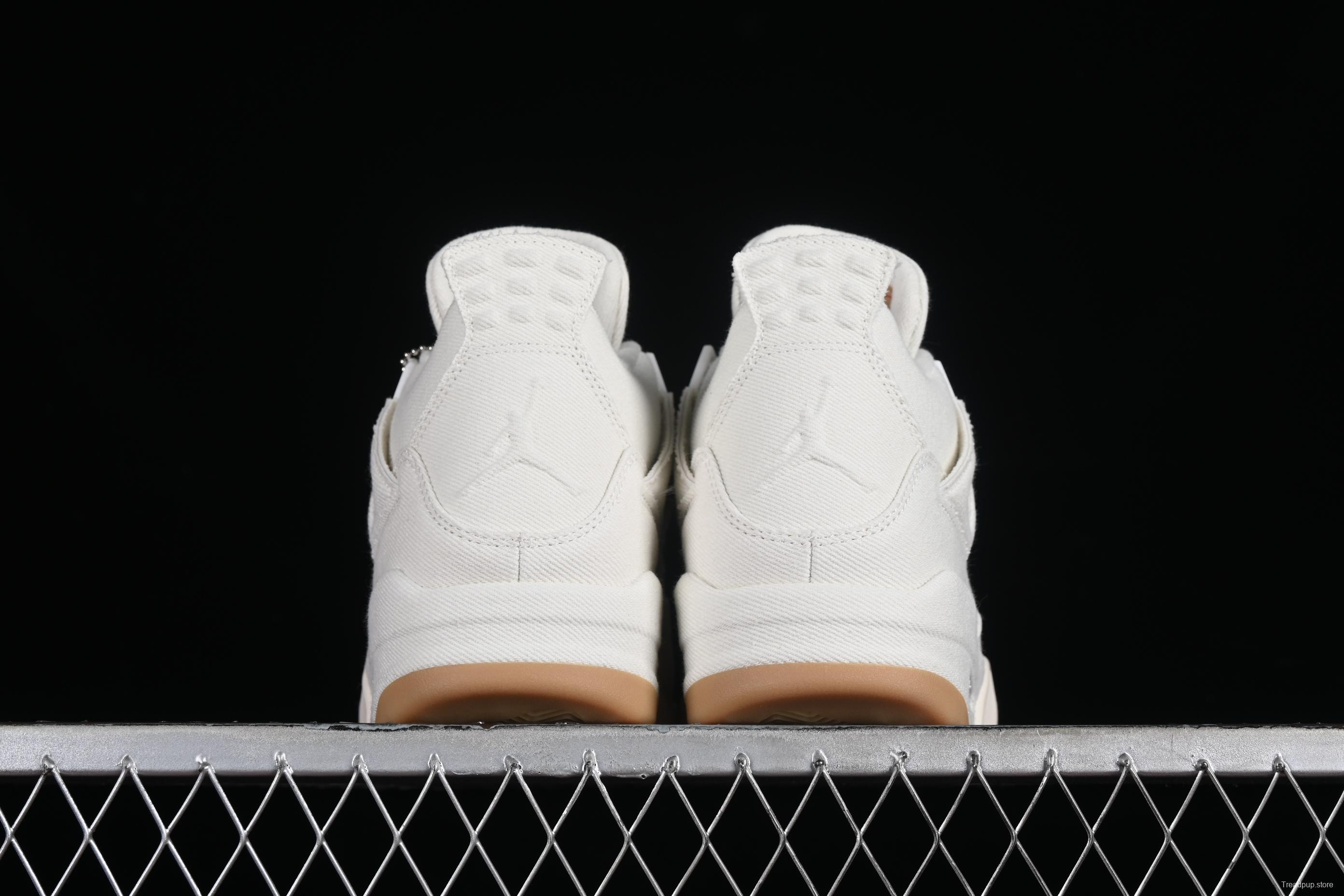 Levi's x Nike Air Jordan 4 Denim Basketball Shoes - AO2571-100