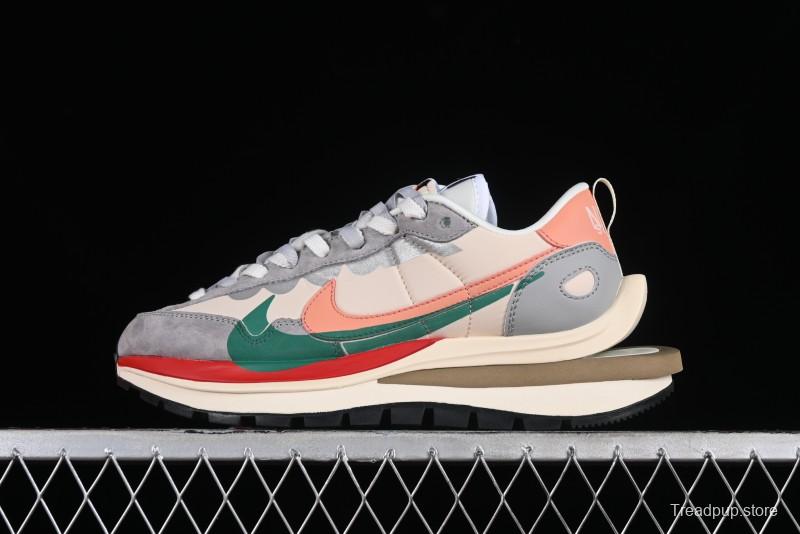 Nike Sacai VaporWaffle 3.0 Deconstructed Sneakers with Overlapping Swoosh and Dual Tongue - DD1875-107