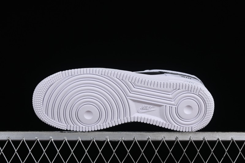Nike Air Force 1 '07 Low Casual Sneakers with Double Swoosh Design - DD8959-100
