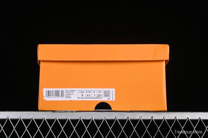 Nike Air Jordan 1 Low OG SP Travis Scott x Fragment Design Collaboration Sneakers - LX1988-300