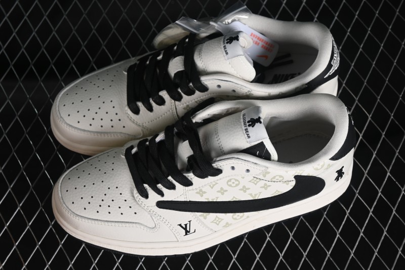 Nike Air Jordan 1 Low OG SP Travis Scott x Fragment Design Collaboration Sneakers - SJ2068-002