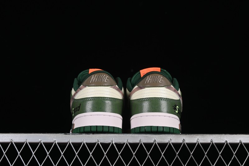 Nike Dunk Low Panda Prank Street Racing Lightyear Distressed SB Strap Low-Top Casual Sneakers - DD1391-300