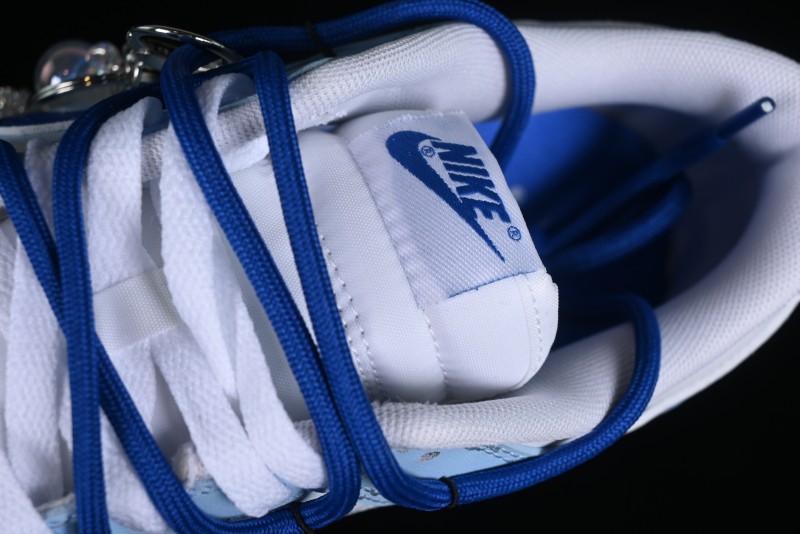 Nike Dunk Low Winter is Here Minimalist White Blue SB Lace-Up Low-Top Casual Skate Shoes - DV0831-104