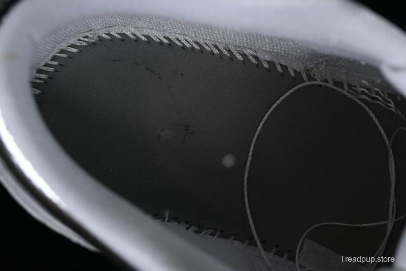 Nike Air Jordan 1 Low "Metallic Silver" Casual Sneakers with Metallic Accents - FN5030-001