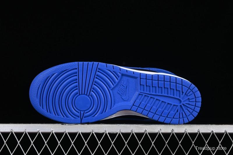 Nike SB Dunk Low Black Blue Colorway Low-Top Casual Skateboarding Shoes - CW1590-001