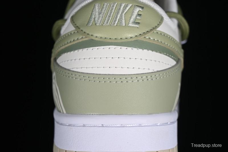 Nike Dunk Low SB Casual Sneakers with Deconstructed Laces and Dragon Well Tea-Inspired Design - DV0831-003