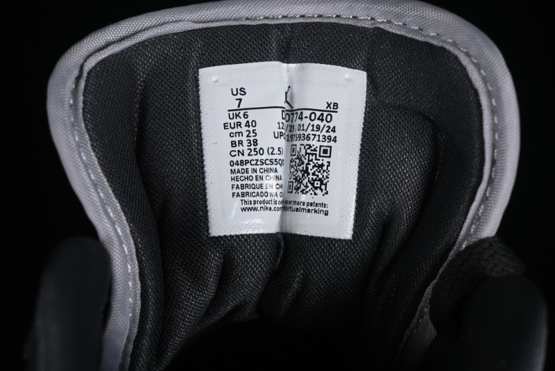 Nike Air Jordan 1 Low AJ1 Black Grey Blue Swoosh Low-Top Lifestyle Basketball Shoes - DC0774-040