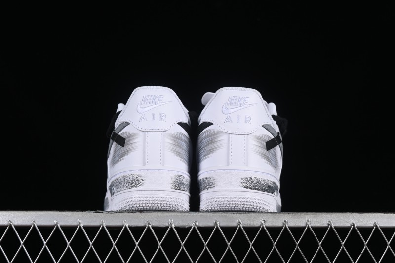 Nike Air Force 1 '07 Low Custom Anime Theme Spray Paint Swoosh Casual Sneakers - ZH0316-011