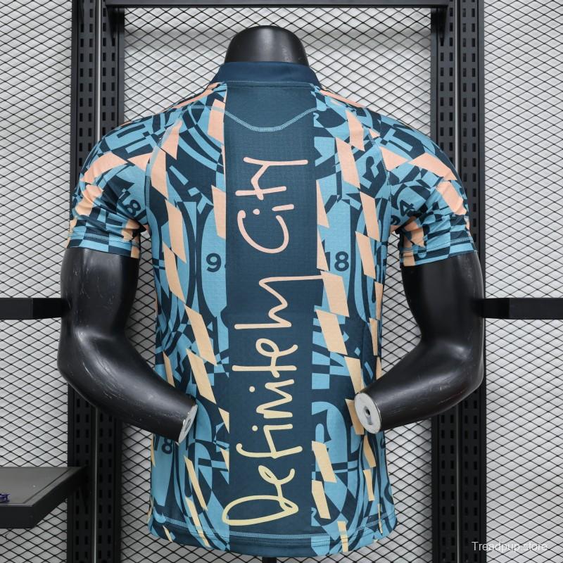 Player Version 24/25 Manchester City Plaid Special Jersey