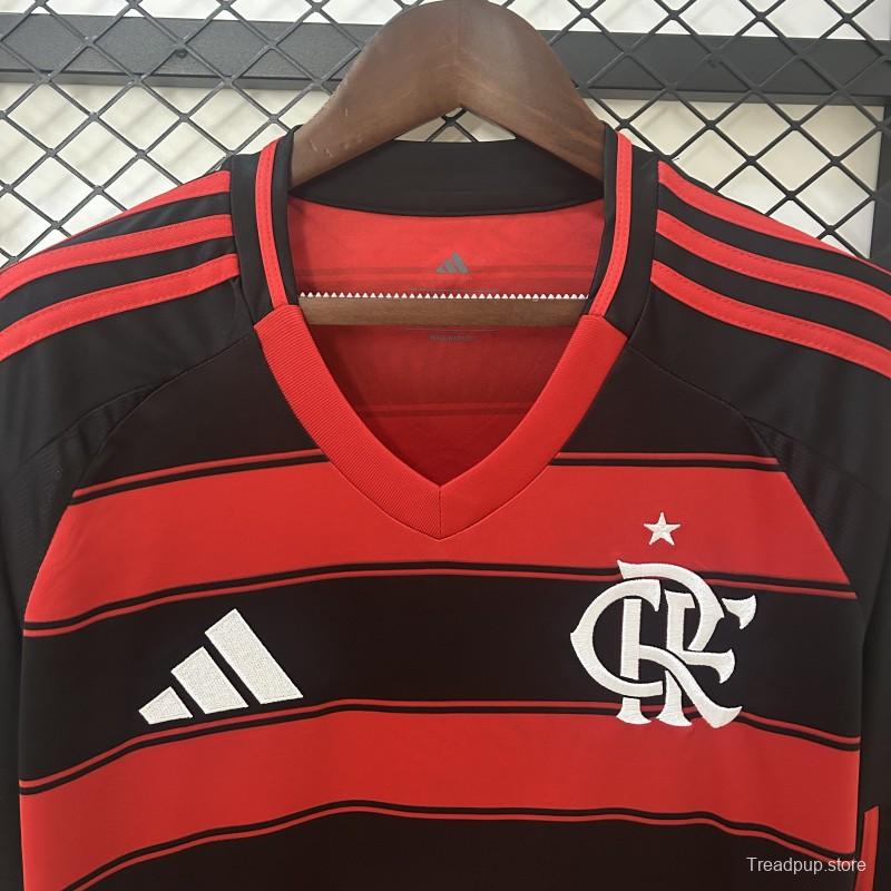 25/26 Long Sleeve Flamengo Home Jersey