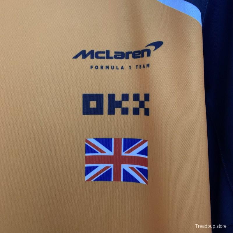 2025 F1 Formula Orange/Black Mclaren Norris T-Shirt