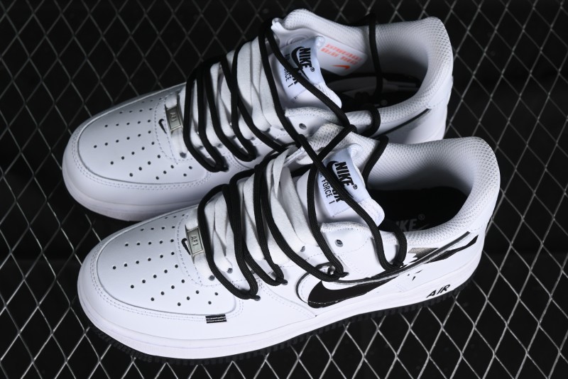 Nike Air Force 1 '07 Low Anime Theme Custom Swoosh Strap Low-Top Casual Sneakers - ZH0316-026