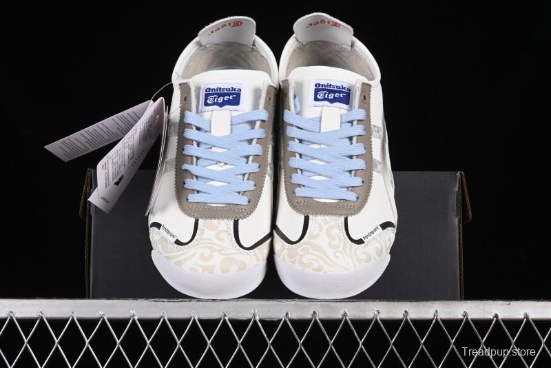 Onitsuka Tiger Mexico 66 Low-Top Leather Sneakers for Casual Running - D507L-0152