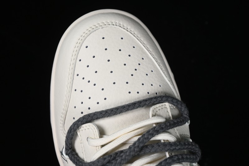 Nike SB Dunk Low LV Collaboration - Straps Lamborghini Off White Dark Grey Swoosh Anniversary High-End Custom Low-Top Casual Sneakers - SJ2068-262
