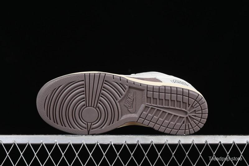 Nike SB Dunk Low LV Collaboration - Denim Patchwork Anniversary High-End Custom Low-Top Casual Sneakers - JH8310-956