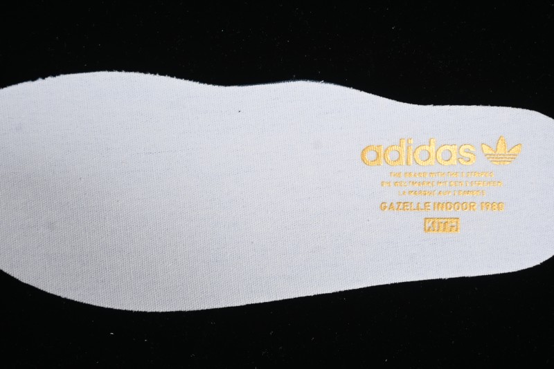 Adidas Originals Gazelle Indoor Kith Retro Casual Slip-Resistant Wear-Resistant Low-Top Sneakers - IH0120