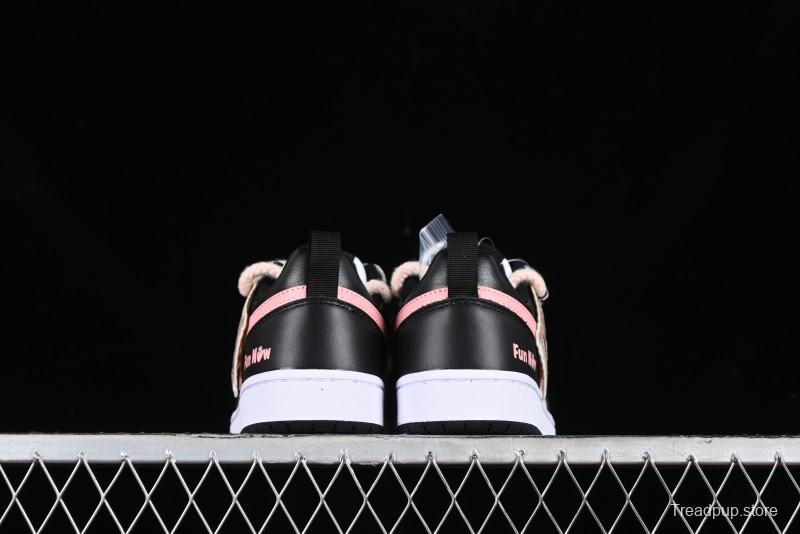 Nike Court Borough Low 2 Berry Worry Playful Cute Trendy Retro Low-Top Casual Sneakers - BQ5448-110