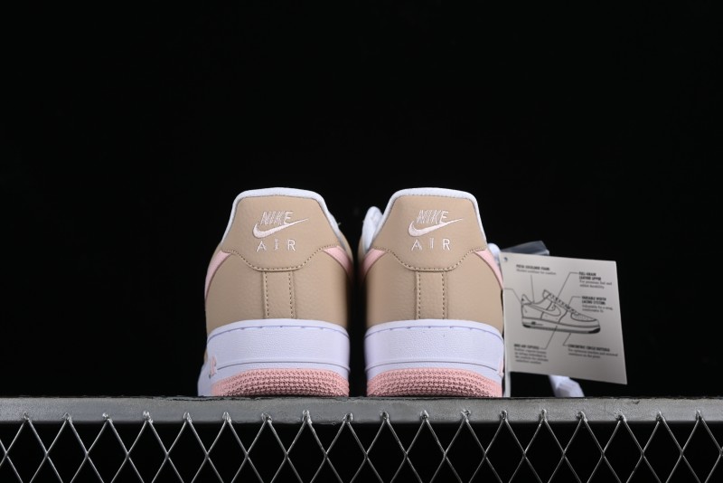 Nike Air Force 1 '07 Low Casual Sneakers with Full-Length Air Cushion - 845053-201