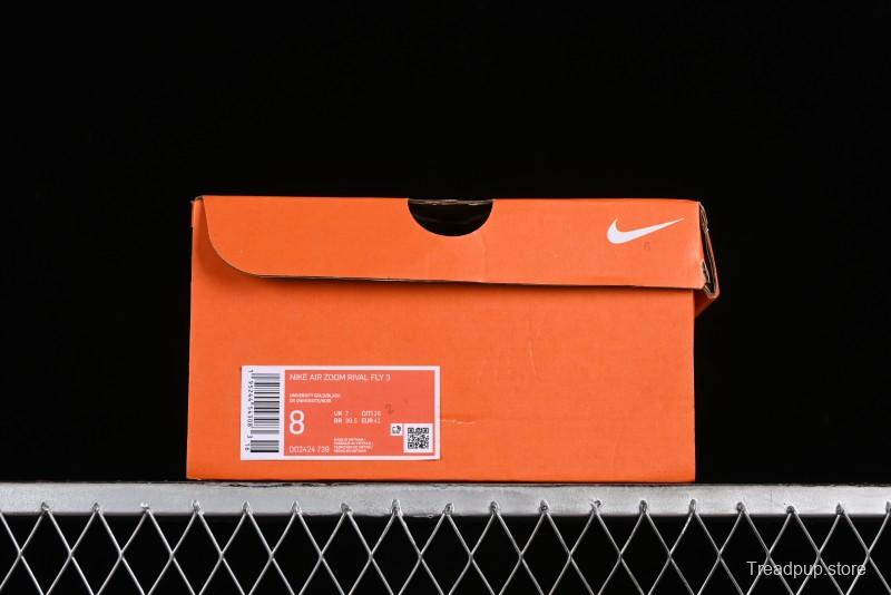 Nike Zoom Rival Fly 3 Lightweight Fabric Comfortable Cushion Anti-Slip Low-Top Casual Running Shoes - DO2424-739