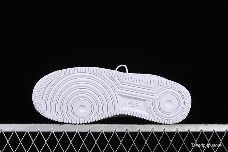 Nike Air Force 1 '07 Low Casual Sneakers with Full-Length Air Cushion - AO1635-100