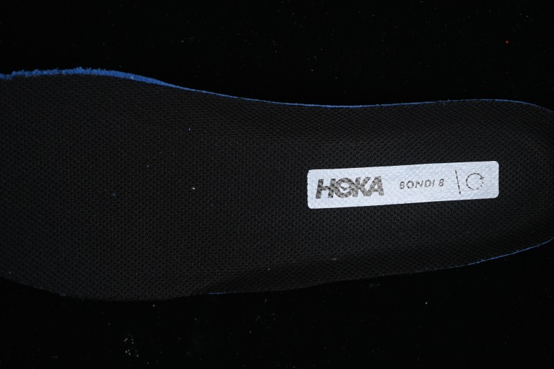 HOKA ONE ONE Bondi 8 Functional Cushioned Running Shoes with Engineered Mesh Upper - 1123202 BBLC