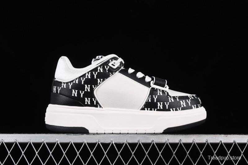 MLB Chunky Liner New York Yankees Hook & Loop Lightweight Platform Sneakers with 6cm Height Increase - 3ASXLM13N50BKS