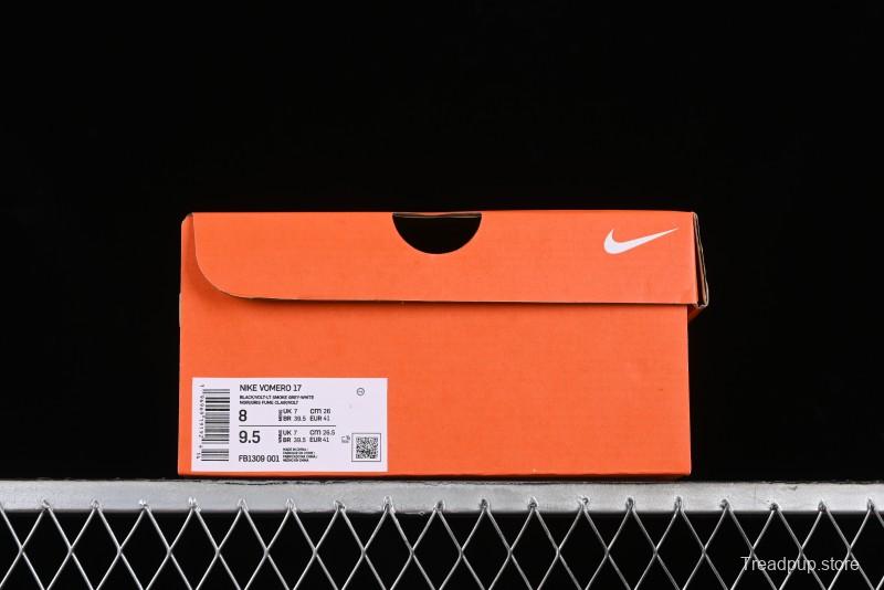 Nike Air Zoom Vomero 17 Summer 2024 Cushioned Casual Running Shoes with Zoom Air Unit - FB1309-001