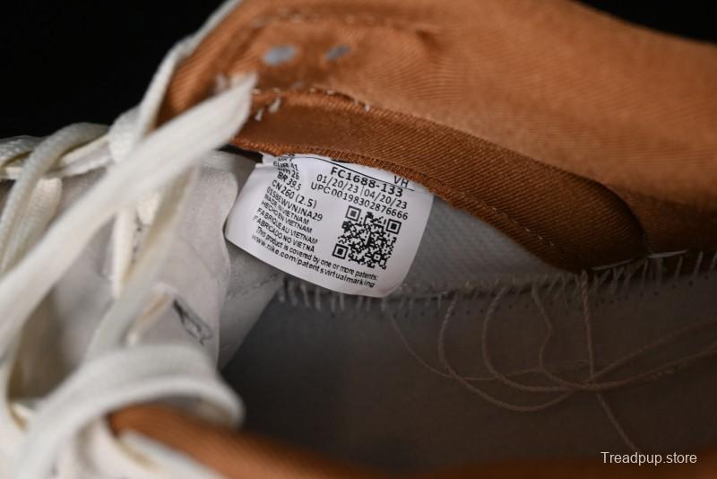 Nike SB Dunk Low LV Collaboration - Chocolate Anniversary High-End Custom Low-Top Casual Skate Shoes - FC1688-133