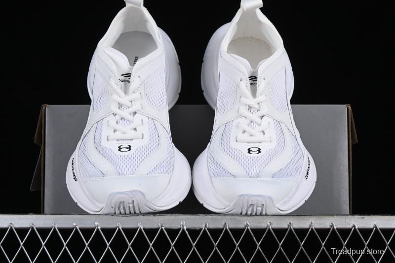 Balenciaga Circuit Lightweight Distressed Print Round Toe Fashion Casual Shoes - WFLGY0120