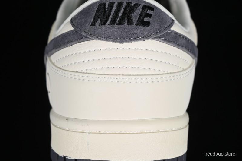 Nike SB Dunk Low Lightning Collaboration - Off White Navy Blue Small Blue Swoosh Anniversary High-End Custom Low-Top Casual Sneakers - XD1688-032